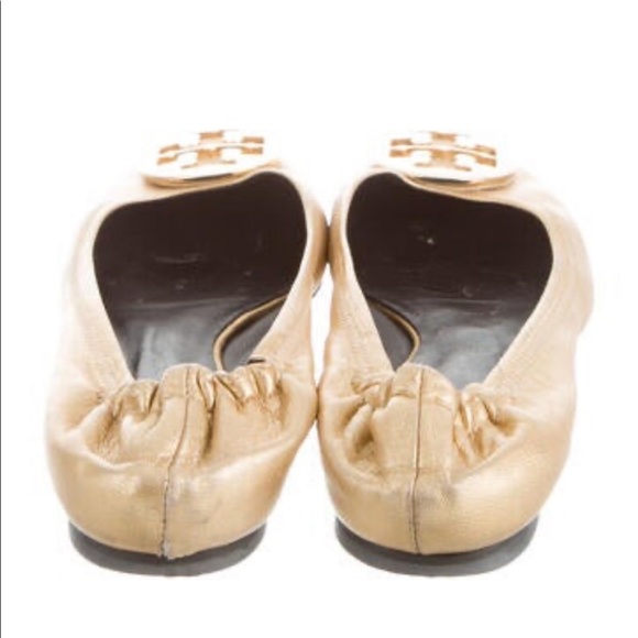 Tory Burch Leather Round Toe Flats size 10 - Picture 4 of 5